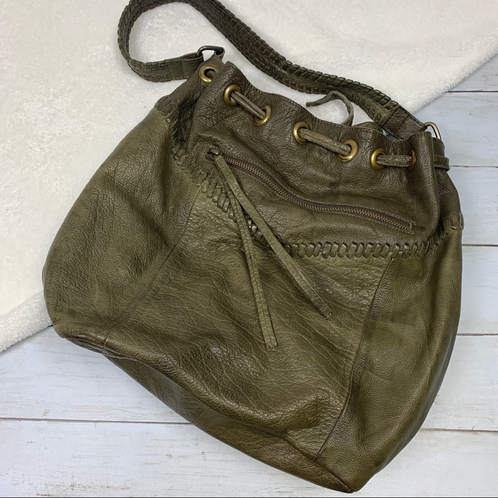 Anthropologie Day & Mood Velda Leather Buckle Bag
